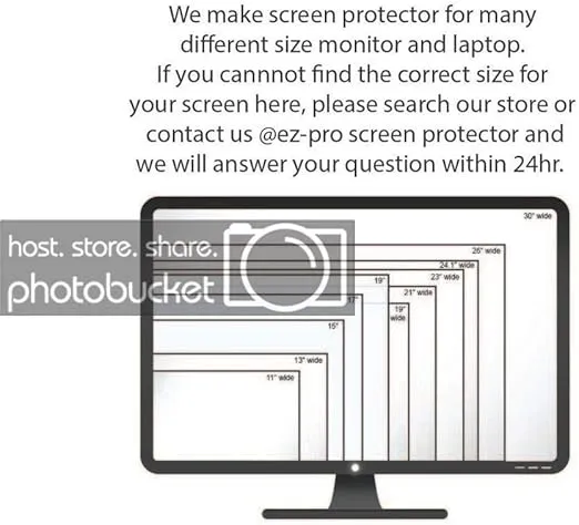 Anti Blue Light Screen Protector (3 Pack) for 20 Inches Widescreen Desktop Monitor. Filter out Blue Light and relieve computer eye strain to help you sleep better
