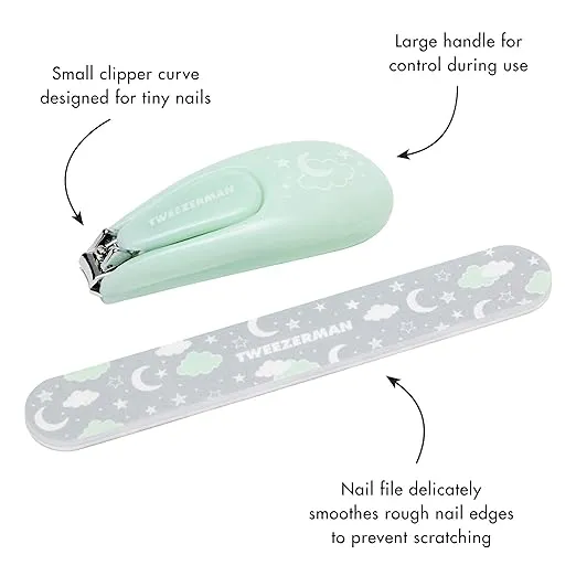 Tweezerman Baby Nail Clipper With Bear File
