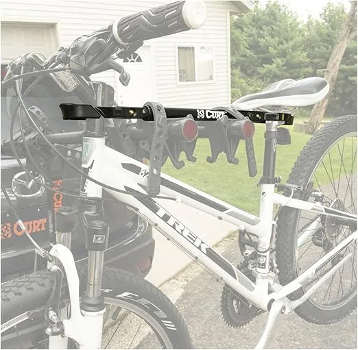 CURT 18016 Adjustable 22-1/2 to 31-Inch Bike Rack Adapter for Women's Bike, Angled Frame
