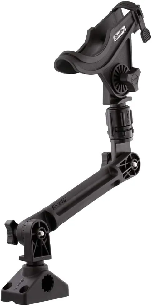Scotty Baitcaster/spinning Rod Holder with Gear-head Mount Kit