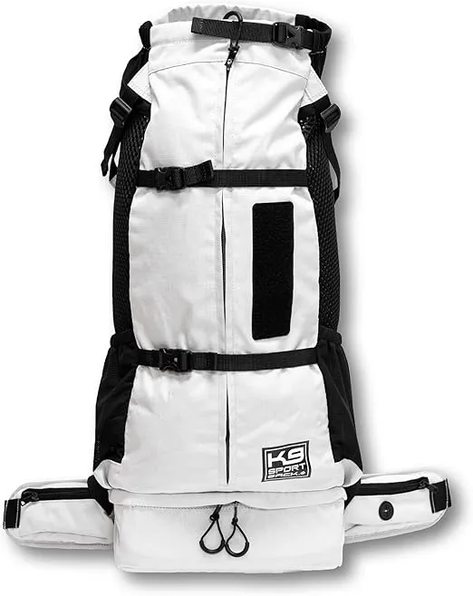 K9 Sport Sack Knavigate | Dog Carrier Dog Backpack for Most Dog Sizes | Front Facing Adjustable Dog Backpack Carrier | Veterinarian Approved (Large, Lunar Rock)