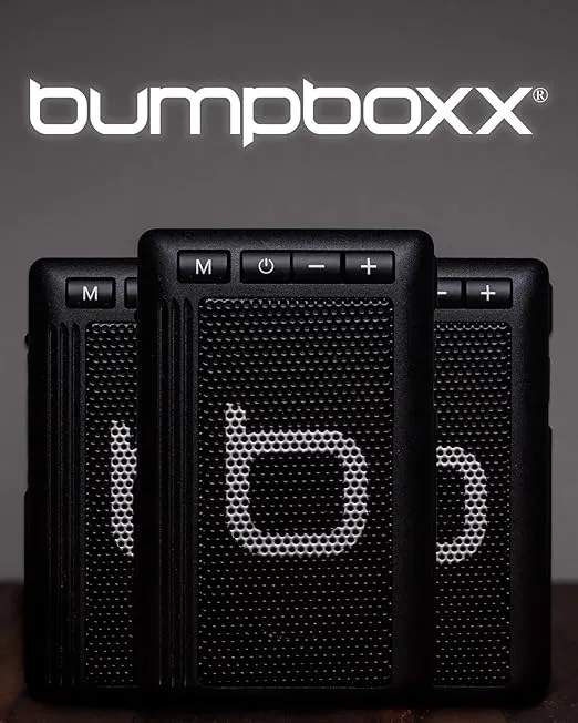 Bumpboxx Wireless Bluetooth Speaker | Blue | Retro Pager Beeper | Outdoor Portable Bluetooth Speaker | MP3 Player | LED Flashlight | Waterproof Speaker | Weighs 3.2oz