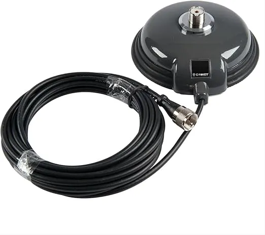 CM-5M CM5M CM5-M Original Comet Magentic Antenna Mount with 16 feet Coax, UHF Connector