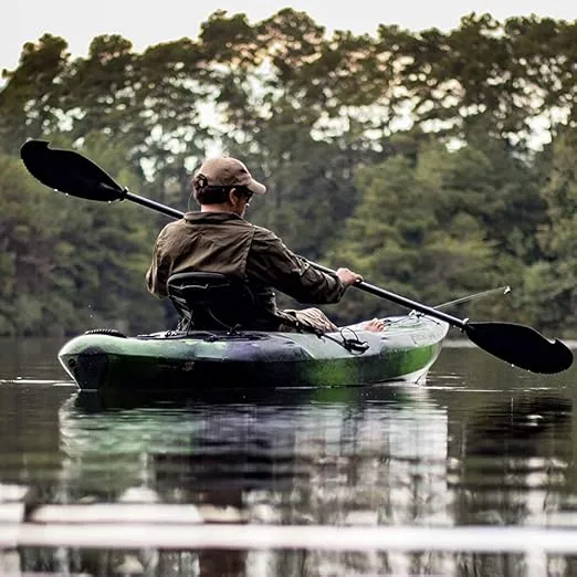 Backwater 06-0016 Assassin Full Paddle Carbon Hybrid - 90.5" to 94.5" Length, Black