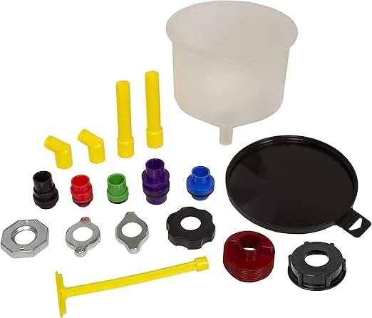Lisle 24780 Spill Free Funnel with Standard/GM/VW/Ford Adapters, Factory