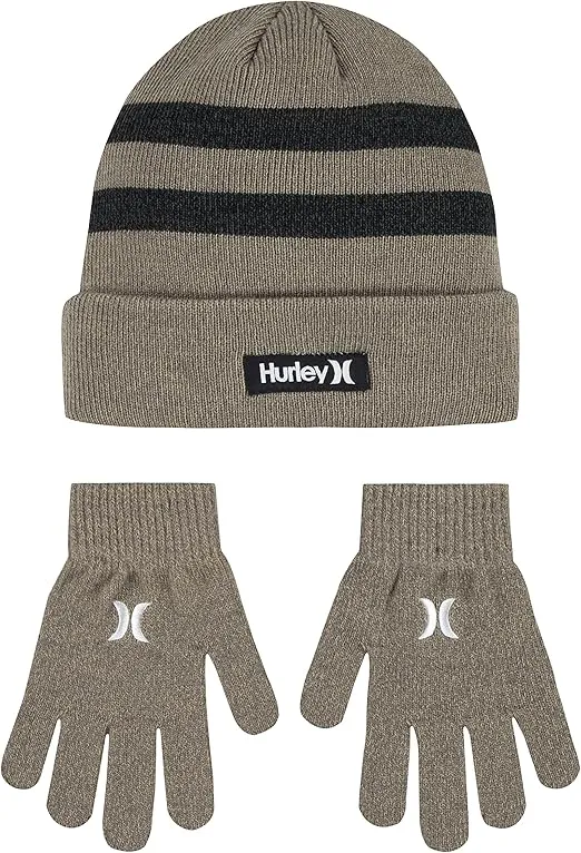 Hurley Kids' One and Only Beanie and Glove Set