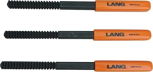 Lang Tools 2573 3-Piece Thread Restorer File Set , Black