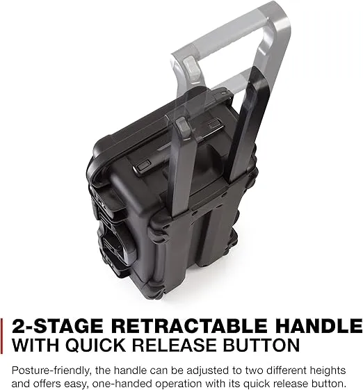 Nanuk Wheeled Series 935 Lightweight NK-7 Resin Waterproof Protective Case and Padded Divider