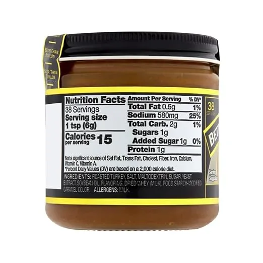 Better Than Bouillon Premium Turkey Base, Made with Roasted Turkey, 38 Servings Per Jar (8 Ounce (Pack of 6))