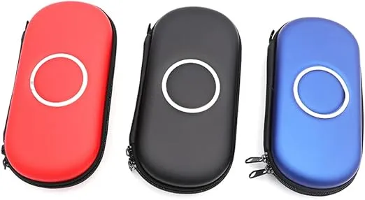 Protective Hard Carrying Case Cover for Sony PSP 1000 2000 3000 Game Console Pouch Storage EVA Portable Travel Organizer Bag Protector (Black)