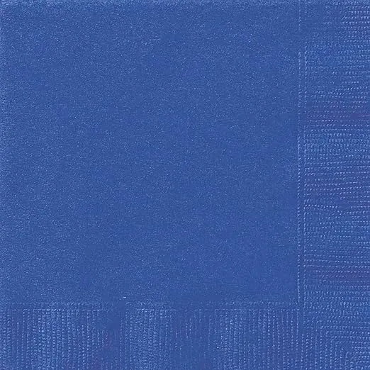 Royal Blue Paper Luncheon Napkins, Pack of 20 - Perfect for Parties, Birthdays, Weddings, Holidays & Special Events