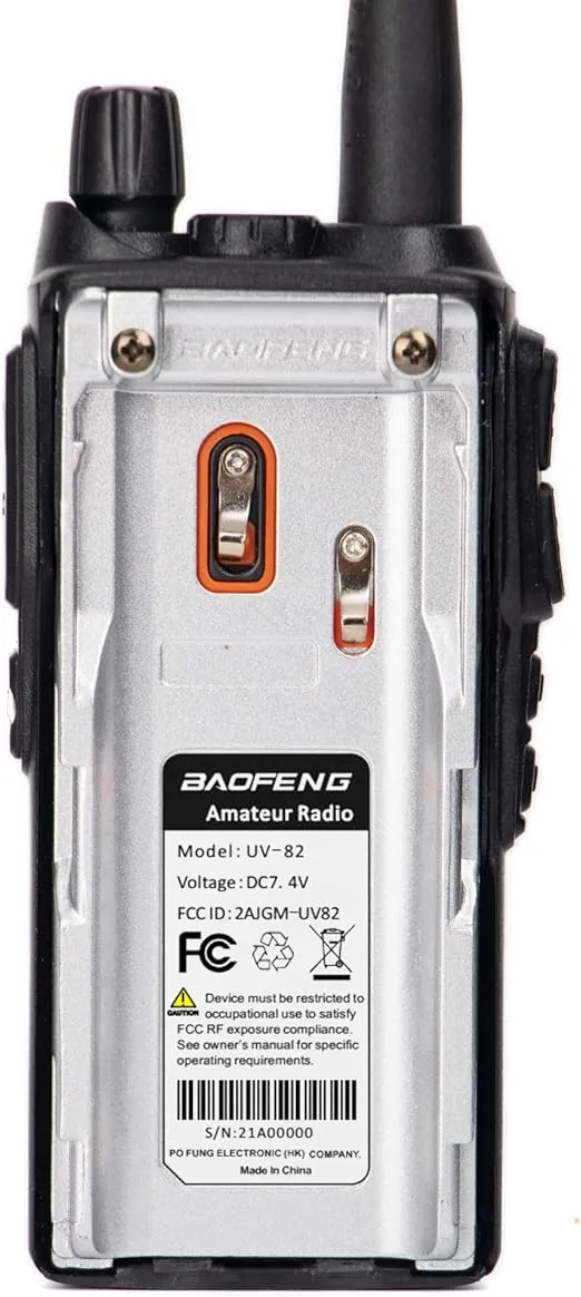Baofeng UV-82 Baofeng Radio High Power Ham Radio Handheld with Wireless Programmer (No Driver Issues),Walkie Talkies with Earpiece and 2800mAh Battery(1 Pack-Black)