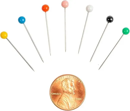 SINGER 00247 Ball Head Straight Pins, Size 17, 65-Count
