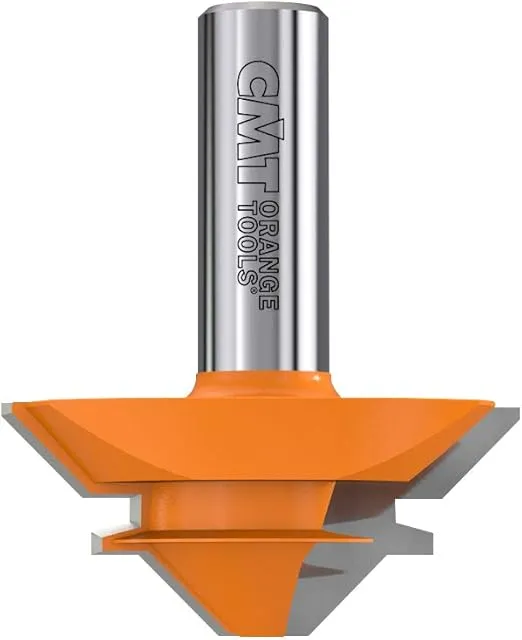 CMT 855.504.11 Lock Miter Bit, 1/2-Inch Shank, 2-Inch Diameter, Carbide-Tipped