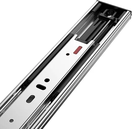 VEVOR 6 Pairs 20 Inch Soft Close Drawer Slides 14 16 18 20 22 24 Inch Heavy Duty Side Mount Rails,Ball Bearing Full Extension Noiseless Dresser Drawer Slides, 100 Lbs Load Capacity