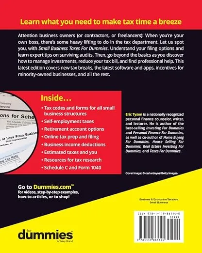 Small Business Taxes For Dummies (For Dummies (Business & Personal Finance))