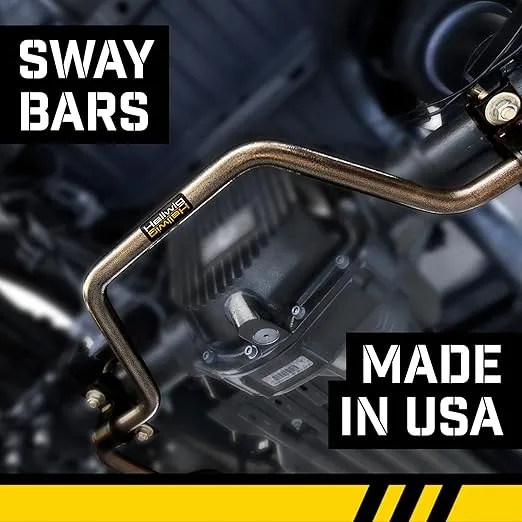 Hellwig 7718 Solid, Heat Treated Chromoly, 1-3/8" Front Sway Bar