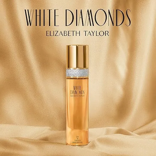Elizabeth Taylor Women's Perfume, White Diamonds, Eau De Toilette EDT Spray, 0.5 fl. oz