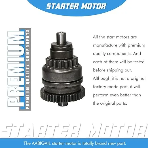 Starter Drive Bendix for Polaris ATV 2&4 Stroke Engine 200 250 300 335 400 500 Sportsman Scrambler Ranger Magnum Big Boss, SM1329850, ZN0751