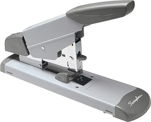 Swingline Heavy Duty Stapler, 160 Sheet Capacity, Includes Alignment Guide, Desktop Stapling, Platinum (39002)
