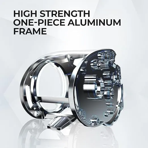 Piscifun Alijoz 400 Baitcaster Fishing Reel, 38Lbs Max Drag Aluminum Alloy Frame Baitcasting Reel, Available in 6.6:1/8.1:1 Gear Ratio, Freshwater and Saltwater Low Profile Casting Reel for Musky