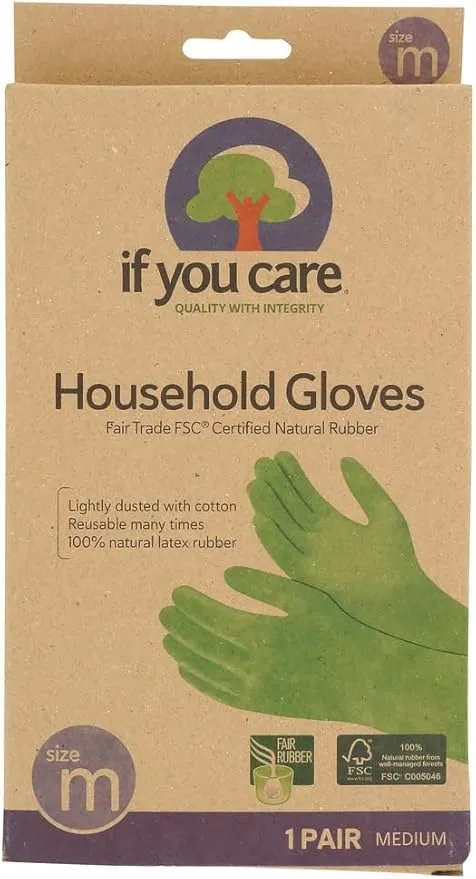 Household Gloves [Set of 3] Size: Medium