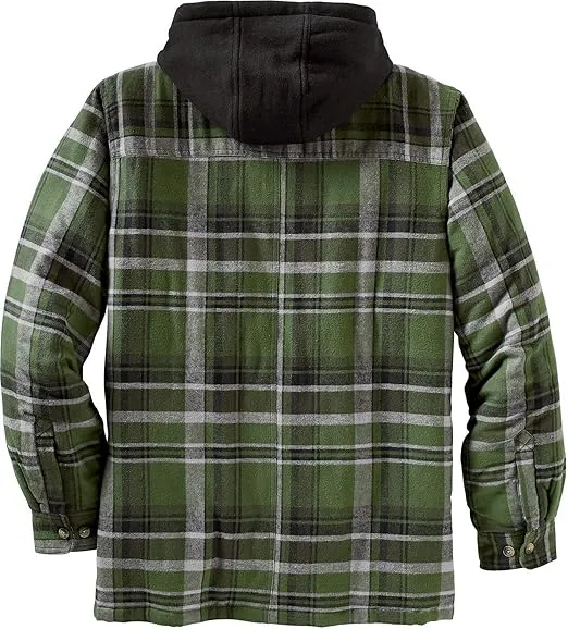 Legendary Whitetails Men's Maplewood Hooded Shirt Jacket