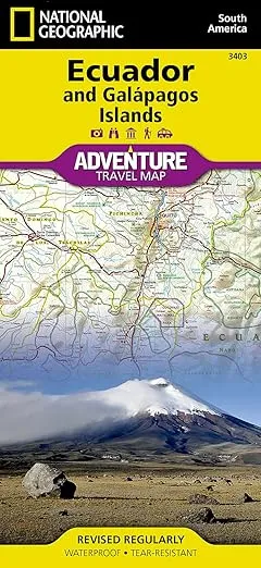 Ecuador and Galapagos Islands Map (National Geographic Adventure Map, 3403)