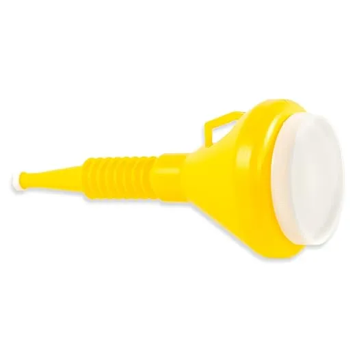 WIRTHCO 32135 Funnel King Yellow Double Capped Funnel - 1-1/2 Quart Capacity
