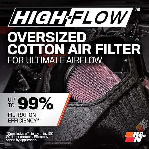 K&N Cold Air Intake System: High-Flow Air-Filter, Increase Performance & Horsepower: Compatible with 2023-2024 TOYOTA GR Corolla, 69-8625TWR