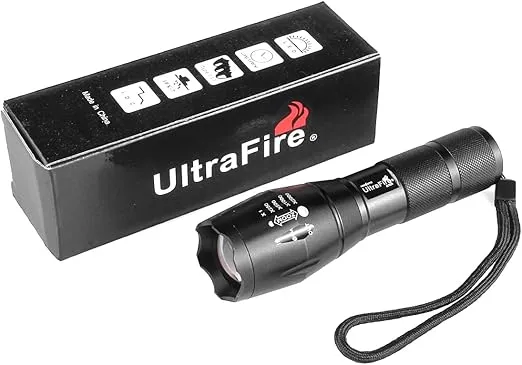 ULTRAFIRE IR Illuminator Flashlight, 850nm Focus Adjustable IR Led Flashlight Infrared Light Torch for Night Vision, Coyote Hog Predator Hunting