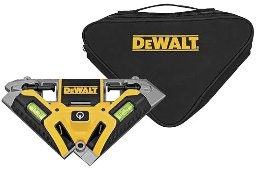 DEWALT DW0802 33'. Laser Square, Yellow