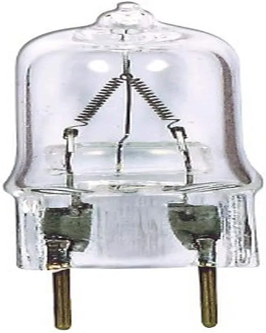 Satco S4613 75 Watt 1250 Lumens T4 Halogen G8 Base 120 Volt Clear Light Bulb, Dimmable