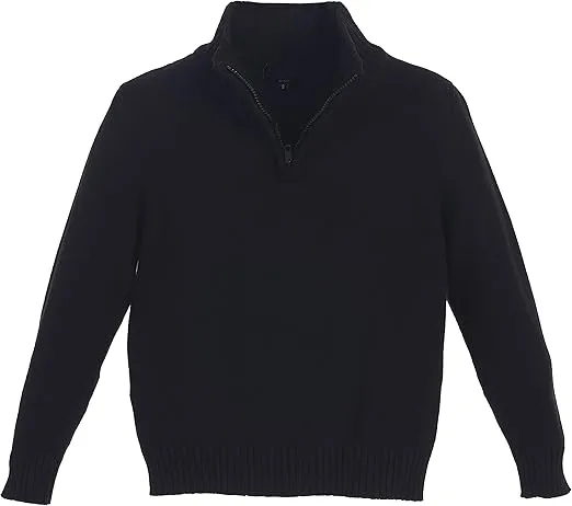 Gioberti Boy's Knitted Half Zip 100% Cotton Sweater