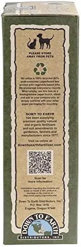 Down to Earth Organic Langbeinite Fertilizer Mix 0-0-22 Granules, 5 lb, Pack of 1