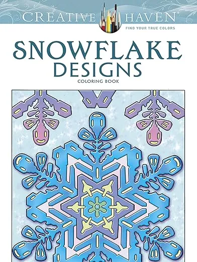 Creative Haven Snowflake Designs Coloring Book (Adult Coloring Books: Seasons)