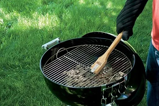 Weber 6463 12-Inch Bamboo Grill Brush , Brown