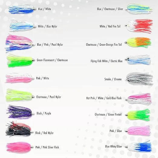 C&H Lures King Buster Pro-Rig - 2.5in Length, 1/8oz Head Weight, Includes 1 King Buster Lure Rigged with 3ft Stainless Steel Single Strand Leader Wire, 2 Treble Hooks and Swivel