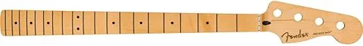 Fender Player Series Precision Bass Neck, Modern C, 20 Medium Jumbo Frets, Maple Fingerboard