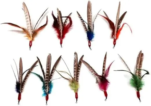 GoCat DaBird SUPER Feather Refill, Assorted Colors, Pack of 3