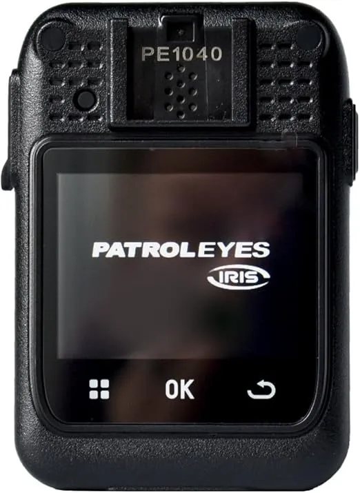 IRIS 2K GPS Touch Screen HD WiFi 128GB 8 Hour Battery Police Body Camera (Add Extra Battery + Magnet Mount