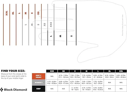 BLACK DIAMOND Men's Guide Gloves Waterproof Gore-TEX Cold Weather Gloves for Ski, Snowboarding, Mountaineering