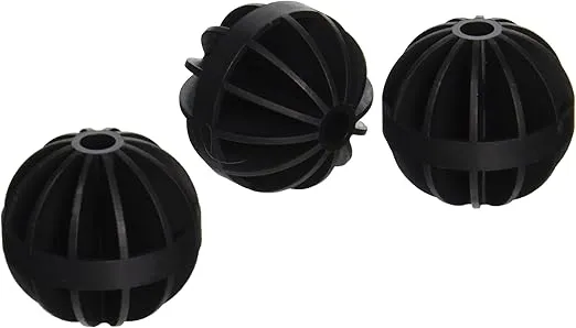 Aquascape 98464 BioBalls Filtration Media for Pond, Waterfall, and Water Features, 100-Piece,Black