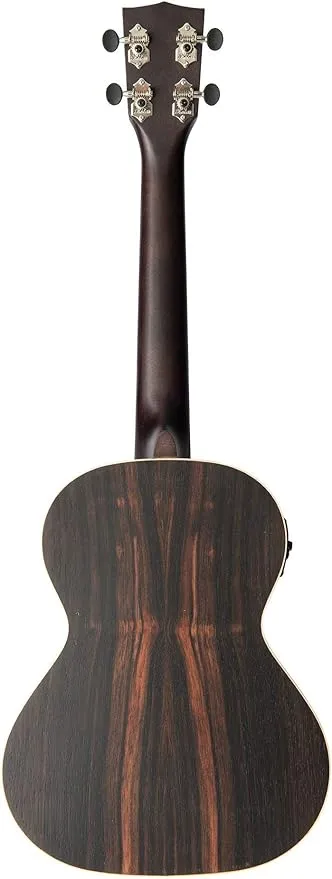 Kala Ukulele, Right, Striped Ebony, Tenor (KA-EBY-TE)