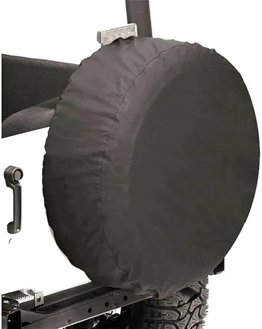 Bestop 6103115 Black Denim Custom Fit Tire Cover - 31" x 11"