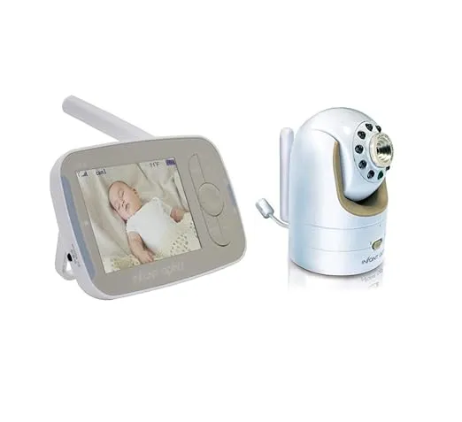 Infant Optics Accessories Optics DXR-8 v1.3 Full Kit Baby Monitor, Round-pin Charging Port Version, White