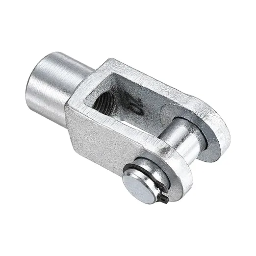 PATIKIL Air Cylinder Rod Clevis End 2 Pack 78mm Length M16x1.5 Female Thread Y Connector, Silver