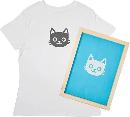 Bright Creations 3 Pack Wood Silk Screen Printing Frame Kit for Beginners and Kids, 10x14 Wood Frame, 110 White Mesh