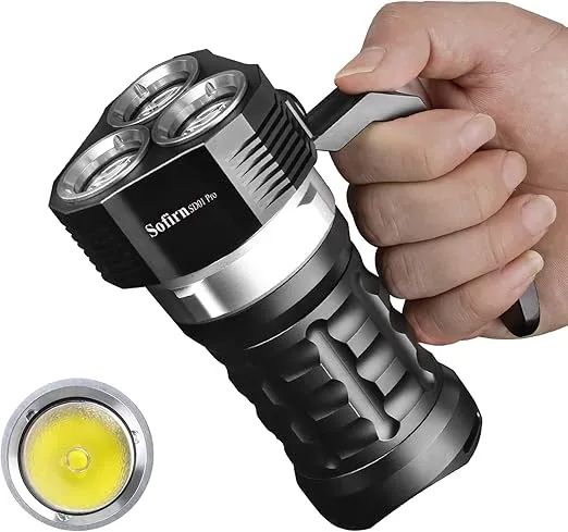 sofirn 10000 Lumen Scuba Diving Flashlight SD01 Pro Super Bright Waterproof Dive Light with Magnetic Control Switch