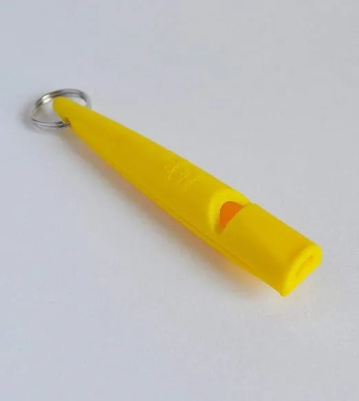 (2 Pack) Acme Model 211.5 Plastic Dog Whistle Yellow for Dogs